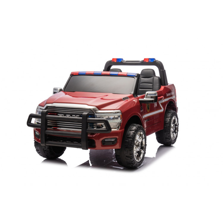 Elektrické autíčko RAM 3500 červené - Hasiči